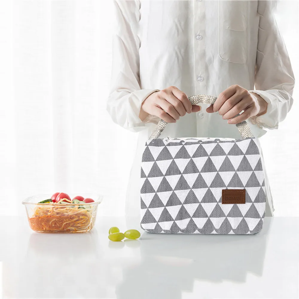 ISHOWTIENDA Lunchbag для женщин Термоизолированный Ланч-бокс большая сумка-охладитель Bento мешочек ланч-контейнер Lancheira Termica# 10L
