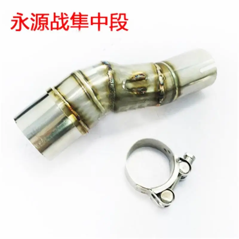 

Motorcycle stainless steel middle of the exhaust pipe for suzuki YY350 YY 350 JIANShE350 JIANSHE 350