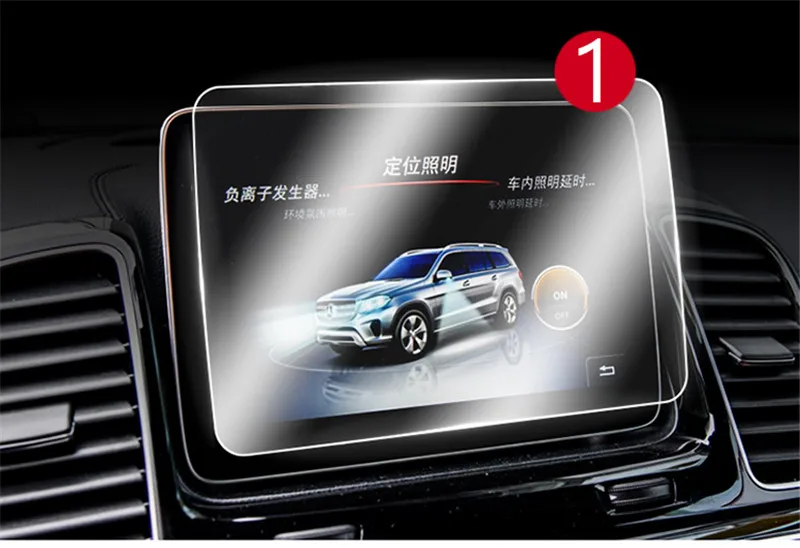 Защитная пленка для экрана автомобильного навигатора Benz GLE Class 2015 2019 GLE320 GLE400