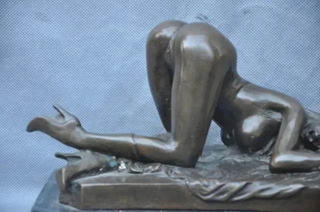 12 &quotБронзовая женская красота обнаженная сексуальная скульптура #1 Зажигалка