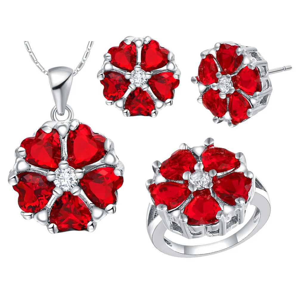 Акционная цена Модные Ювелирные наборы для годовщины/вечерние серьги и кольца с