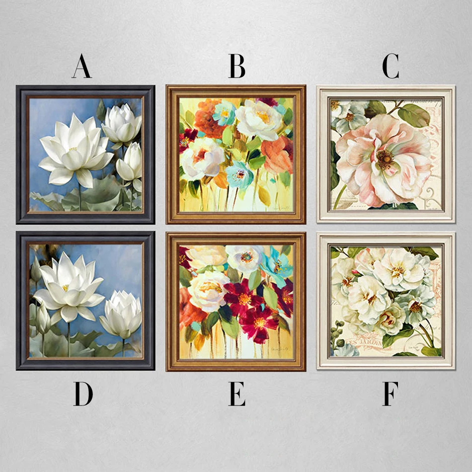 

Flower 5D Diamond Embroidery DIY Diamond Painting Cross Stitch Mosaic Full Square Needlework Novelty Pattern Lotus Painting