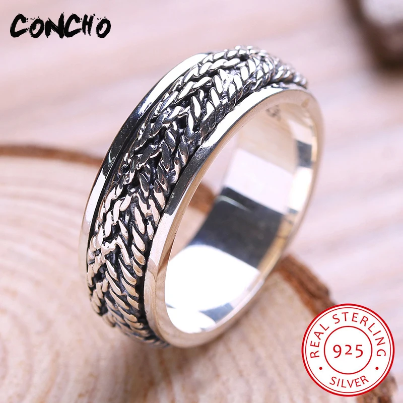Concho Jewelry 925 Sterling Silver Geometry Opening Rings For Women Wedding Special Offers Gifts 2018 | Украшения и аксессуары