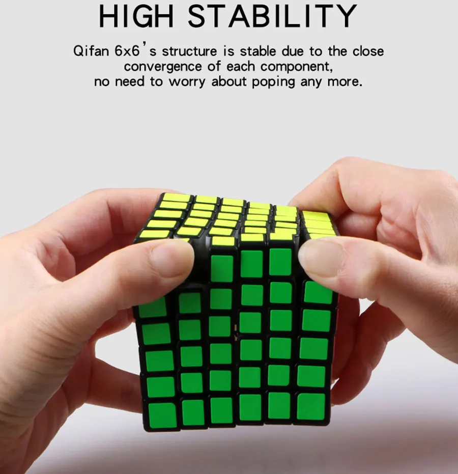 Магический куб puzzl QiYi(XMD) QiFan S 6x6x6 6x6 Профессиональный скоростной кубик Обучающие игрушки twist wisdom Чемпион соревнования куб Z