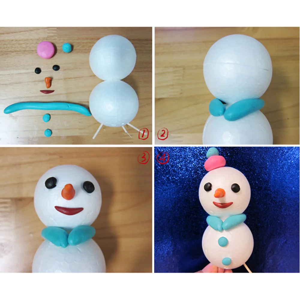 10 шт. DIY Natal вечерние свадебные моделирование мяча пенопластовый шар шары для