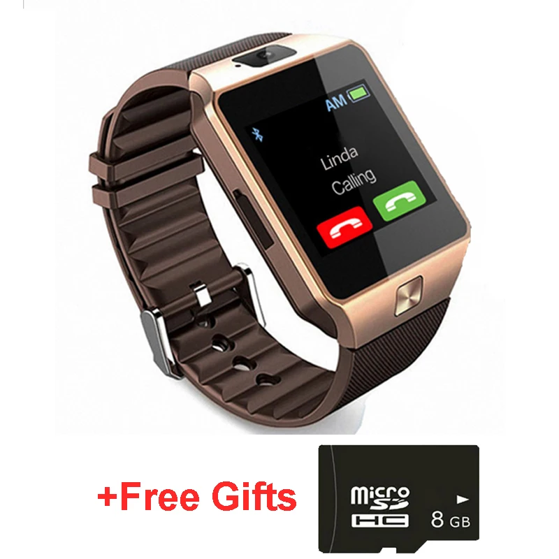 Смарт часы DZ09 Bluetooth спортивные наручные 2G GSM SIM TF карта с камерой для iPhone Xiaomi Smartwatch