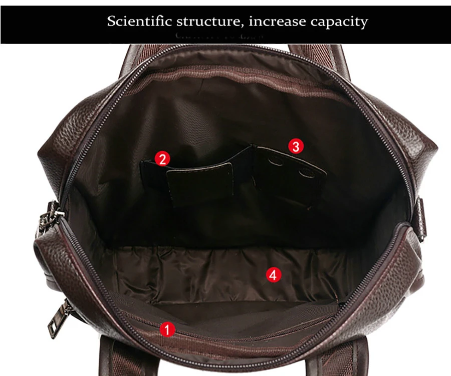 Повседневная мужская сумка из натуральной кожи сумки через плечо дорожная тоут