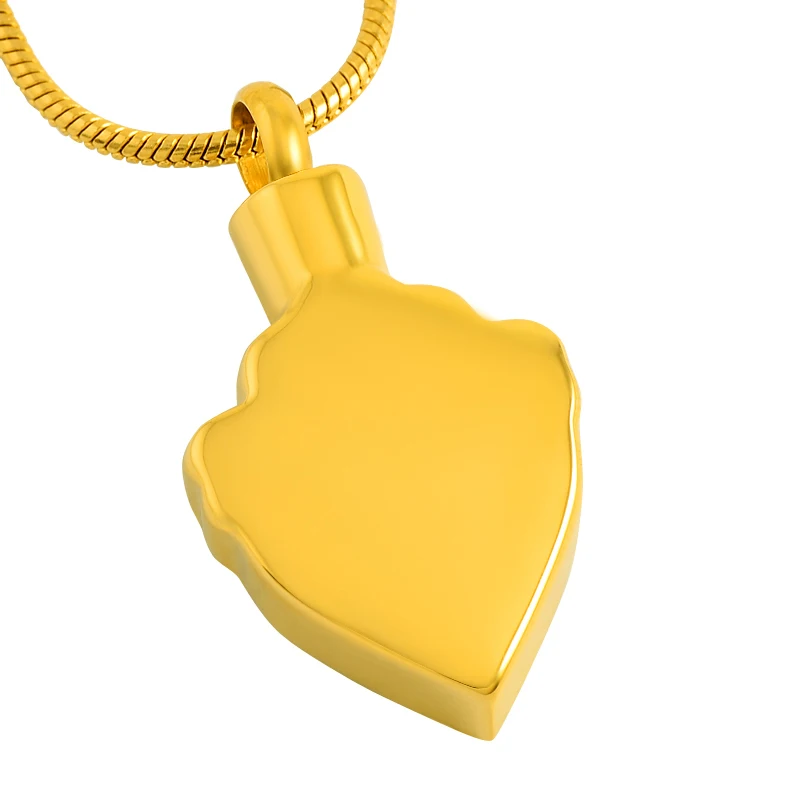 

IJD9222 Bowknot Heart Stainless Steel memorial pendants for ashes Of Loved Ones Memorial Keepsake urn Necklace