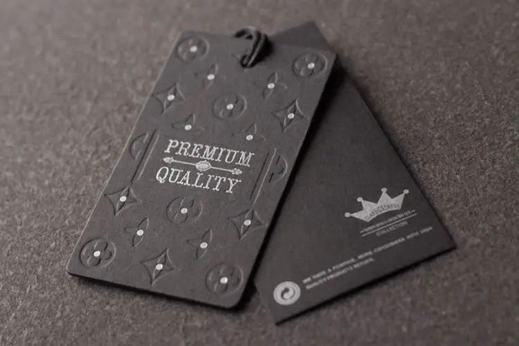 Индивидуальная Бумажная подвесная бирка/этикетки для одежды/ярлыки мешков