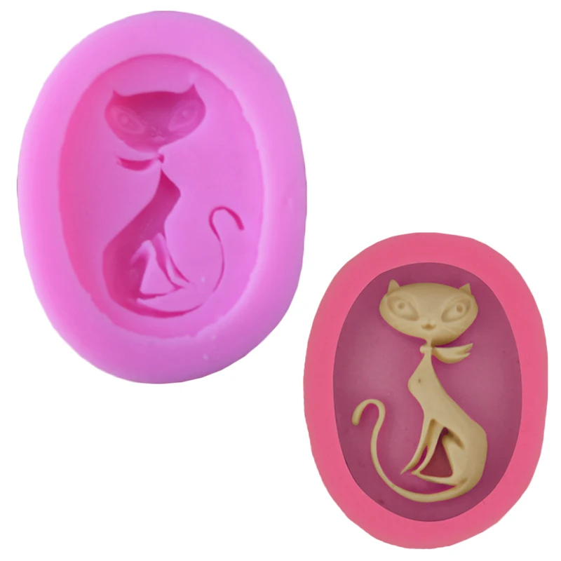 Красивое животное искусственное 3d украшение торта силиконовая форма для помадки