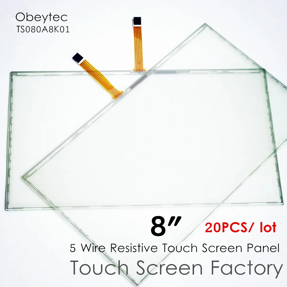 20 шт.! Obeycrop 8 &quot16:10 резистивный сенсорный датчик пять проводов экран активная