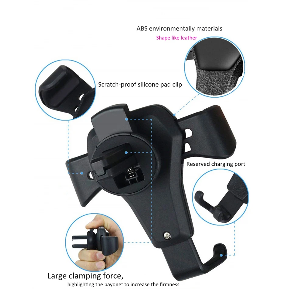 suport telefon auto car phone holder soporte carro para celular for iphone xs x movil coche telefoonhouder mobile araba tutucu free global shipping