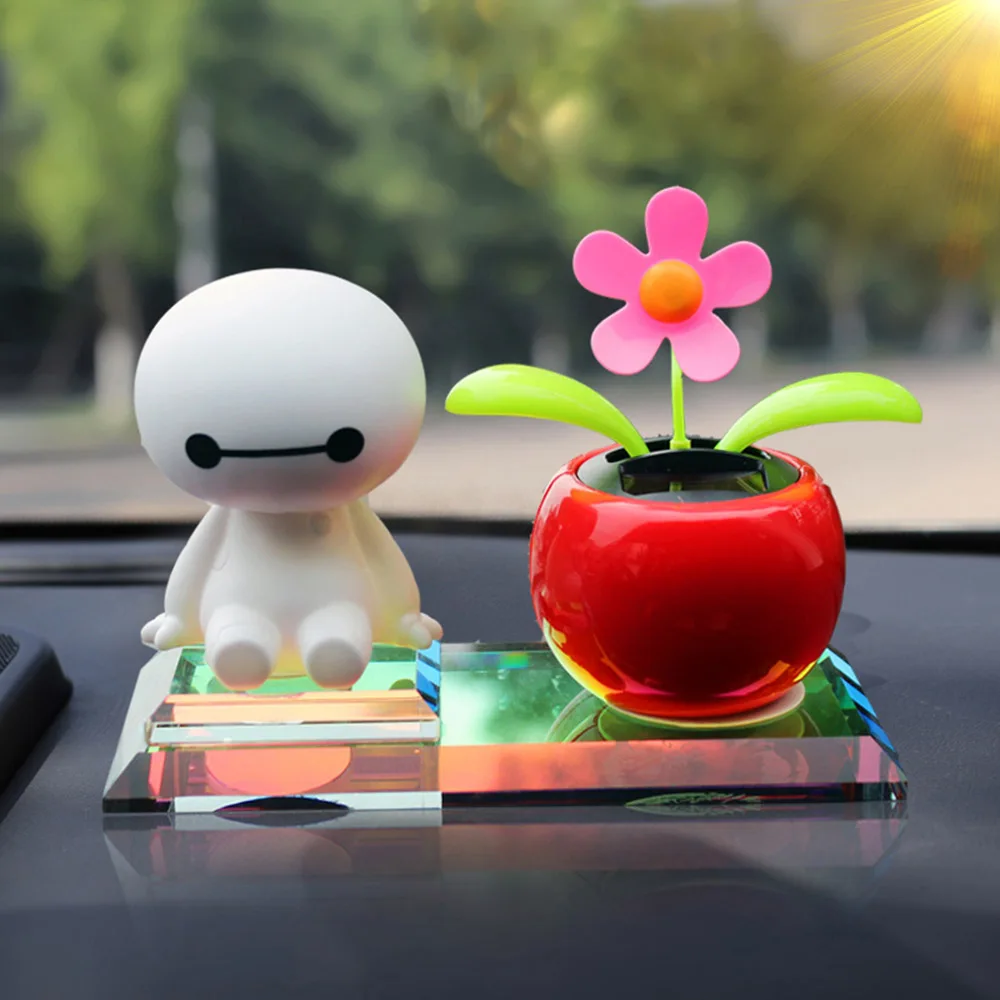 Автомобильный орнамент Baymax Свинг солнечный цветок освежитель воздуха эфирное