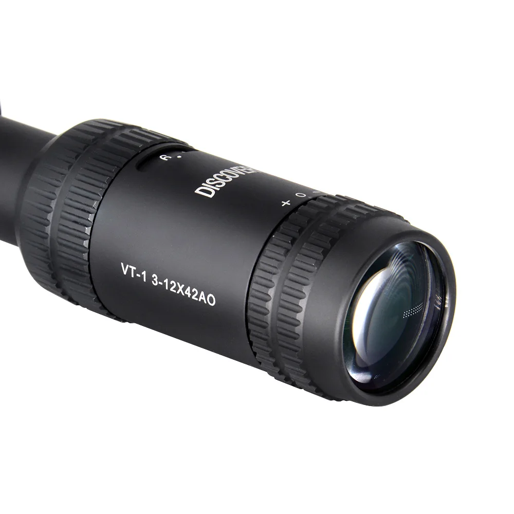 Тактический Оптический прицел DISCOVERY Optics VT 1 PRO 3 12X42AO для наружного охотничьего