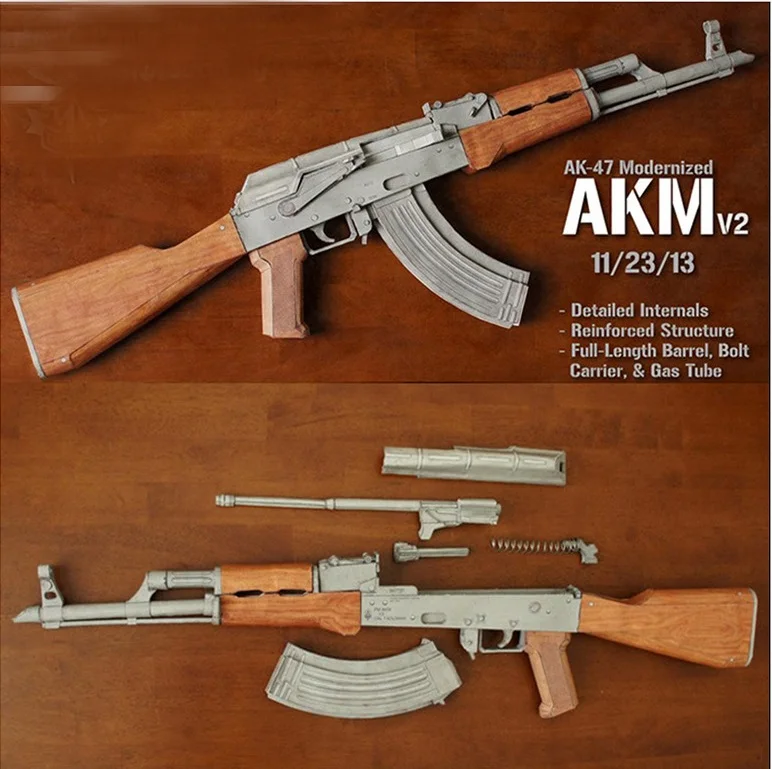 DIY 3D Spacex пространство пистолет Бумага модель корабля изучение творчества