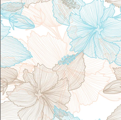 

LEO&LIN Sugar Sketch Chiffon Eugene Yarn Air Layer Fabric Digital Printing Fabric 50cm