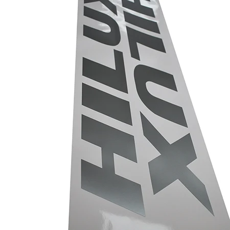 matte silver Багажника ремни hilux градиент Графический Виниловая пленка для оклеивания автомобилей стикеры для toyota hilux vigo - Название цвета: matte silver