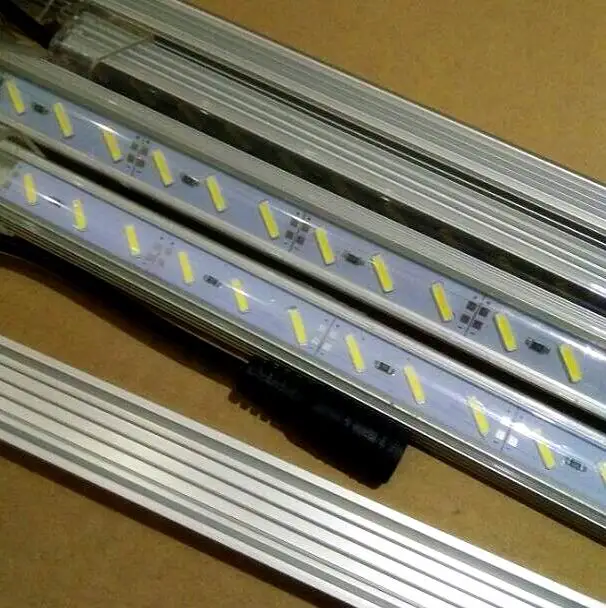 100 см 72 * (двойные чипы) SMD 8520 led бар свет 1 м супер яркий 12В LED жесткая полоса лампа + U