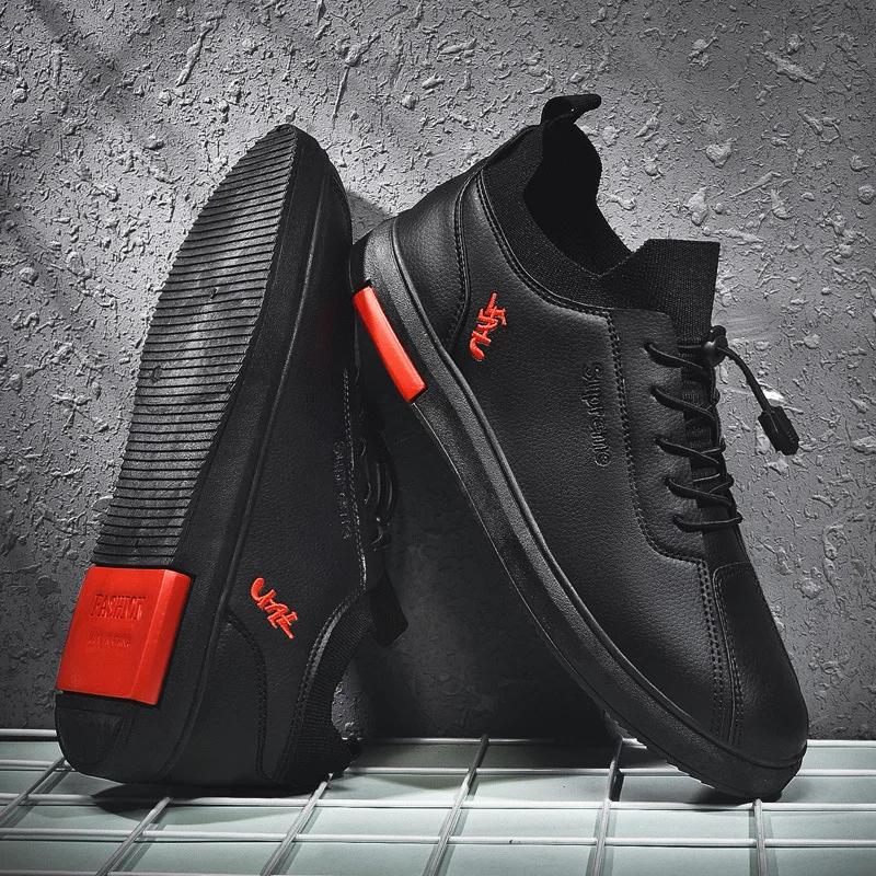 Кожаная повседневная обувь Новинка 2019 года сезон лето высокое качество