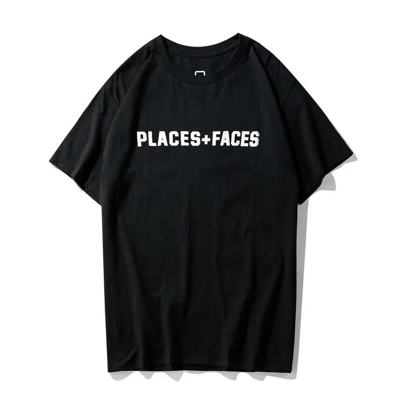 Футболки с надписью «Places+ Faces» для женщин и мужчин, 1:1, высокое качество, хлопковая уличная одежда в стиле хип-хоп, футболка с надписью «Places+ Faces», 3m, светоотражающая футболка с рисунком+ Faces