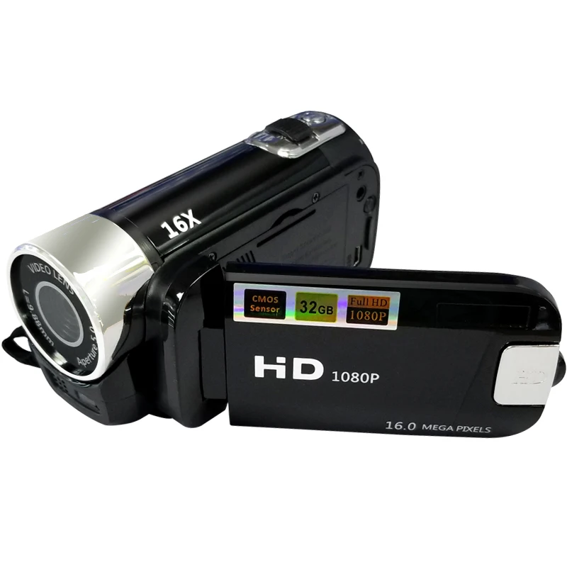 Цифровая видеокамера 16 МП 2 7 дюйма HD 1080P камера 16X цифровой зум видеорегистратор