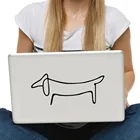 Такса Weiner Наклейка на стену маленький компьютер Декор стайлинга автомобилей стикер s украшение окна искусство милые наклейки