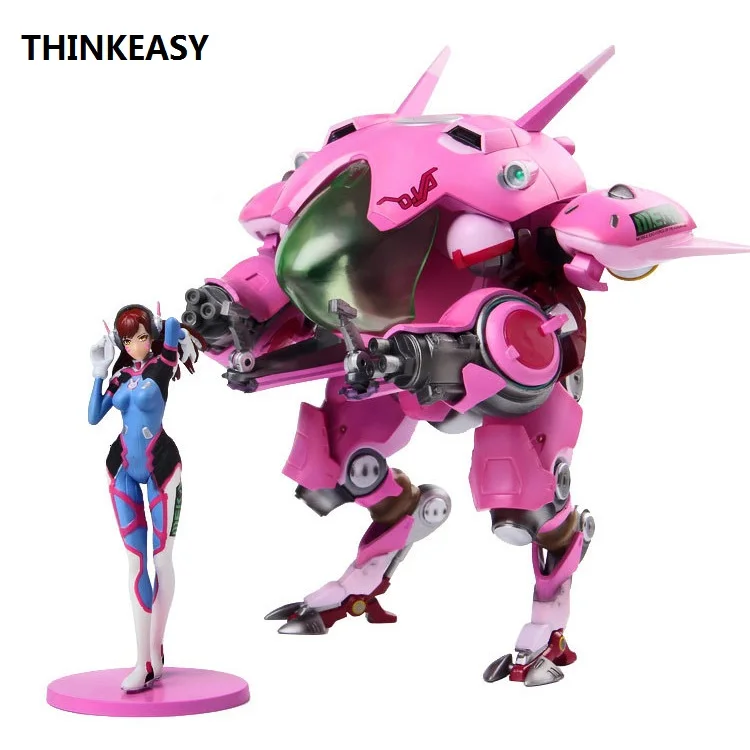THINKEASY 22 см игровой персонаж D.VA с Meka 8 5 &quotBuddy виниловая игрушка экшн фигурка