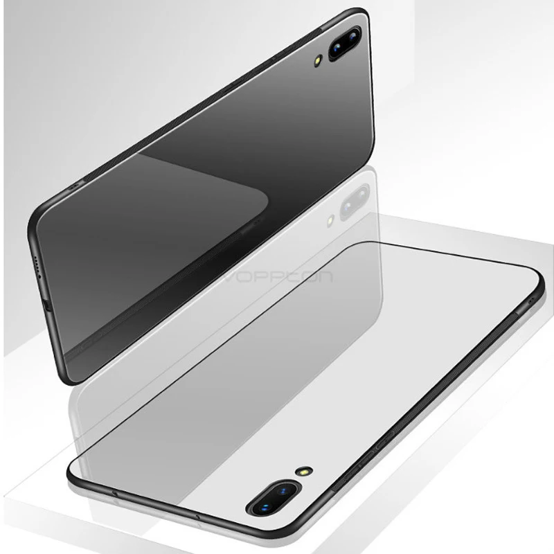 Voppton закаленное Стекло КРЫШКА ДЛЯ VIVO V11 Pro 6 41 дюйма Силиконовые Рамка Твердый