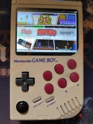 Портативная игровая консоль Raspberry Pi gameboy с LCL Super HD ips lcd и ударным джойстиком требуется заказ и доступен в течение 20 дней