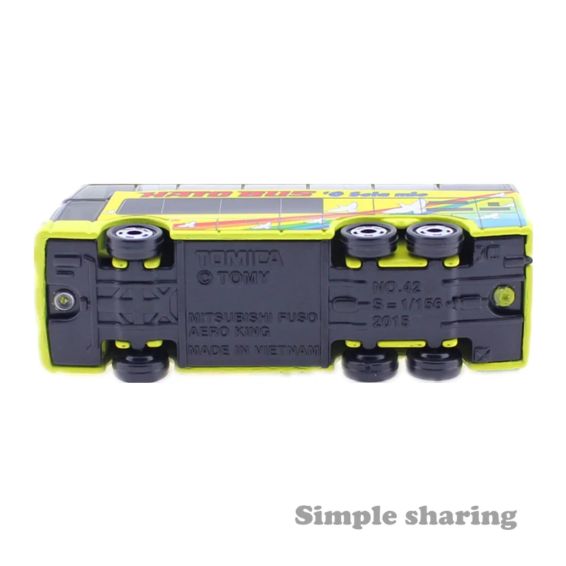 Takara Tomy Tomica Hato Bus 1:156 № 42 литой популярный Забавный набор моделей автомобилей