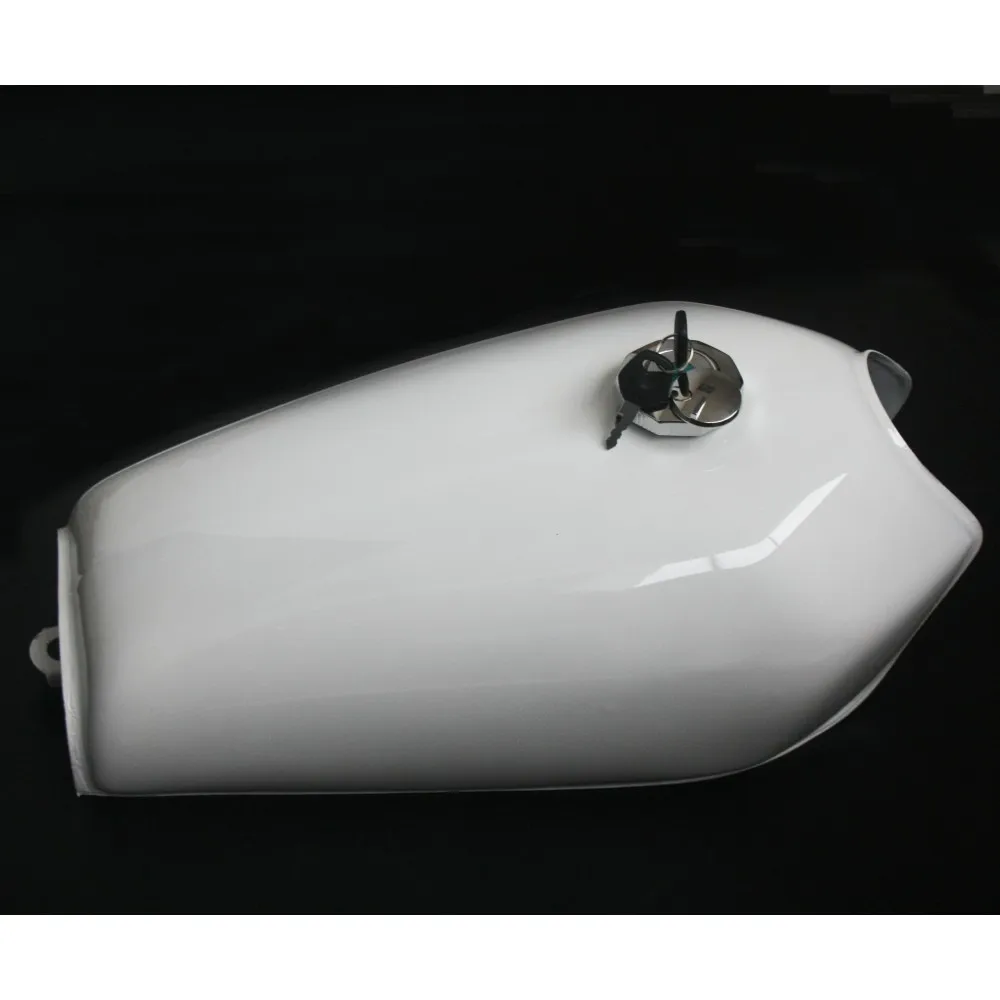 Мотоцикл Белый Универсальный винтажный Трековый скремблер топливный бак для Honda