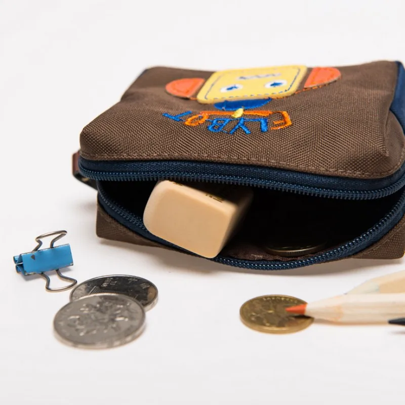 Женский креативный машинный холщовый Кошелек для монет с рисунком мальчиков