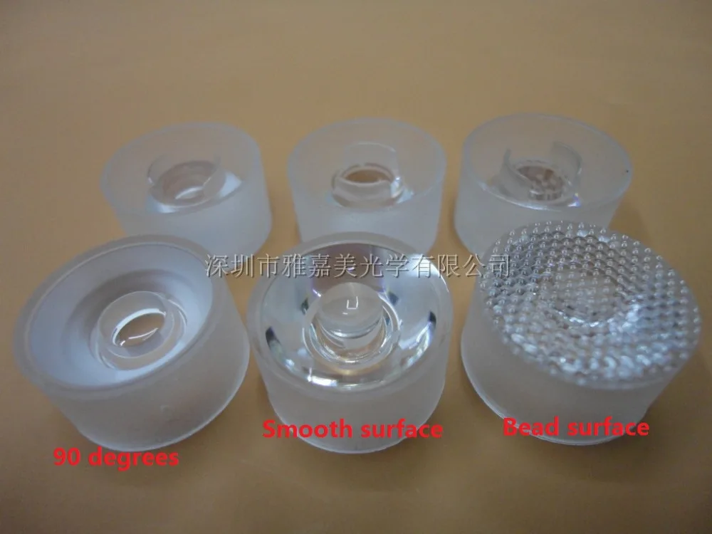 Водонепроницаемая линза для светодиодной лампы диаметром 19 мм Гладкая