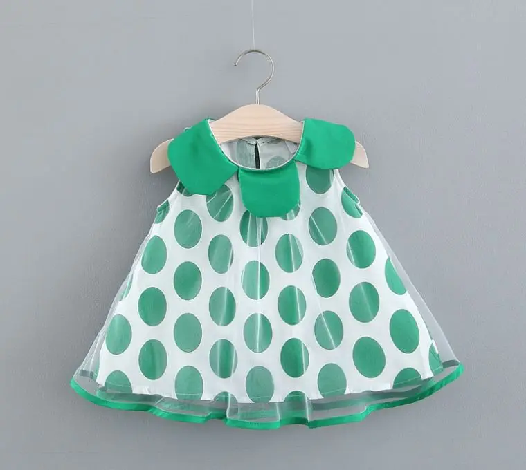 Сетчатое платье для маленьких девочек милое летнее легкое малышей Повседневное