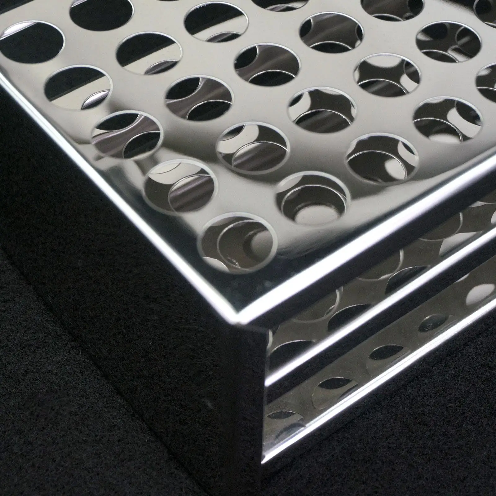 13.5mm Diam x 60 Holes Stainless Steel Test Tube Rack Holder Storage Lab Stand | Канцтовары для офиса и дома