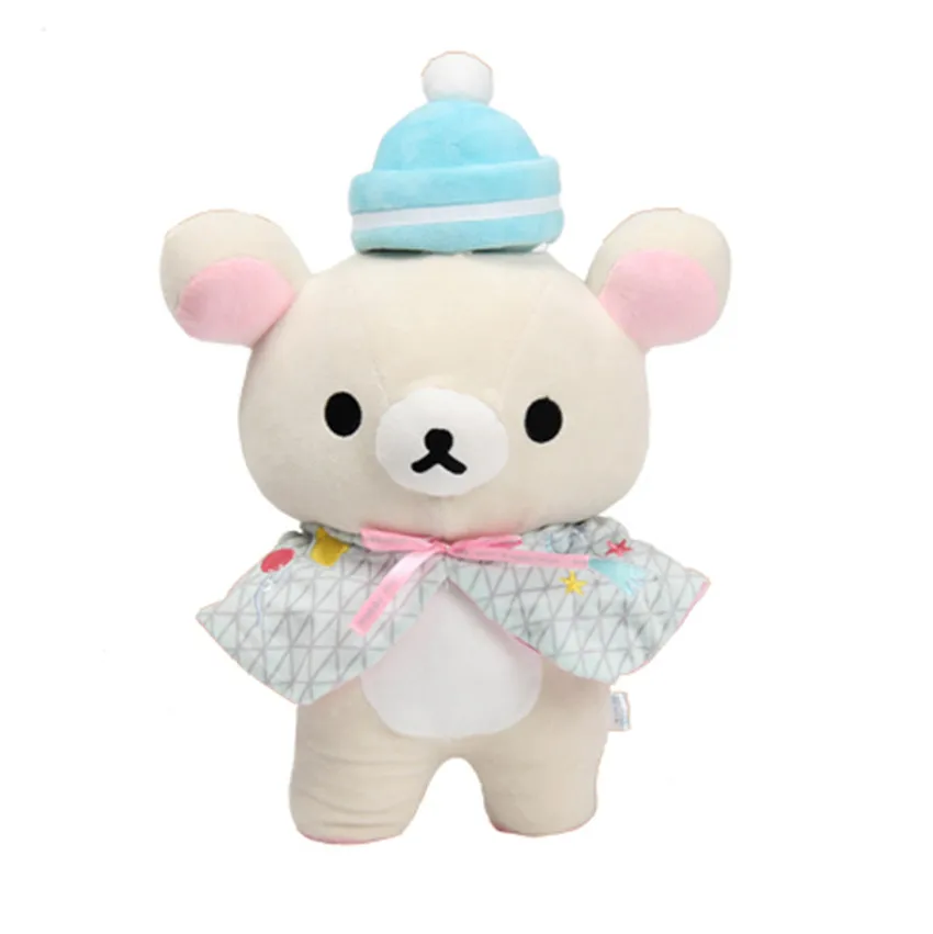 25/35 см Kawaii Большой коричневый японский Стиль Rilakkuma плюшевая игрушка мишка чучело кукла, подарок на день рождения