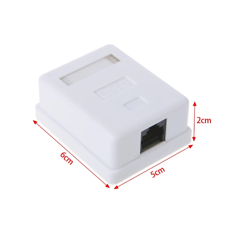 Неэкранированный Однопортовый Настольный кронштейн Cat6 RJ45 8P8C UTP #328|Сетевые