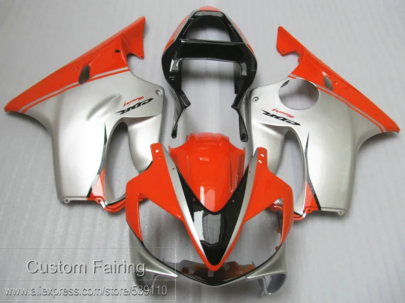 

Литье под давлением горячая Распродажа обтекатель комплект для Honda CBR600 F4I 01 02 03 серебристо-красный Обтекатель Набор CBR600 F4I 2001-2003 HB15