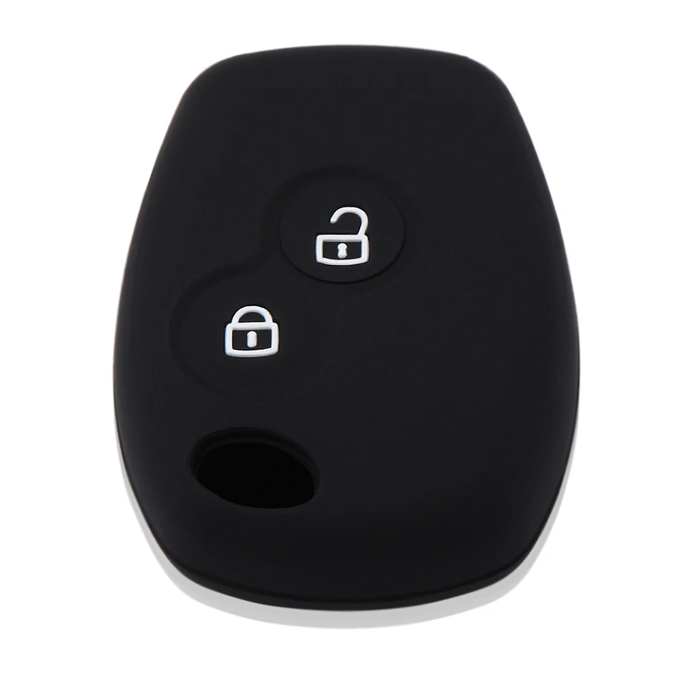 Силиконовый чехол для ключей AndyGo Nissan Almera Renault Clio Dacia Logan Megane Espace Kangoo Duster Twingo 2BTN|car key