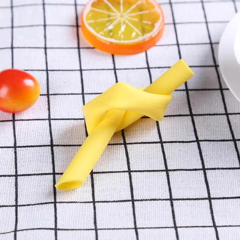 

Silicone Reusable Kids Cups Straight Straws Colorful Baby Drinking Cup Bend Pipe Drinkware with Feeding Bottle Brushes Accessory