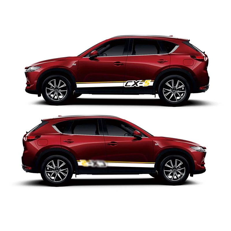 World Datong Sport Stripes автомобильные наклейки для Mazda CX 5 Mark Levinson body sport авто