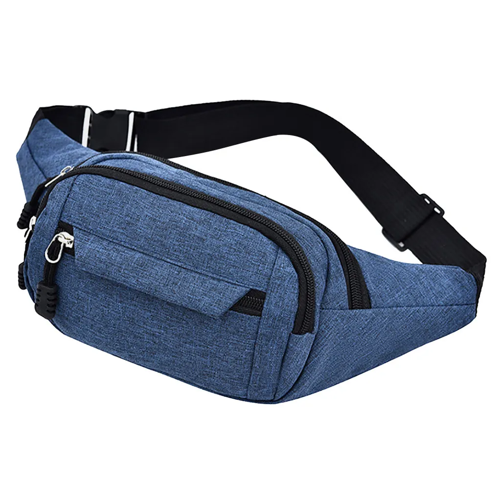 Waist Packs Women‘s Simple Leisure Fashion Oxford Sport Fitness Fanny Pack Women Male Belt Pouch Chest Bum Bags | Багаж и сумки