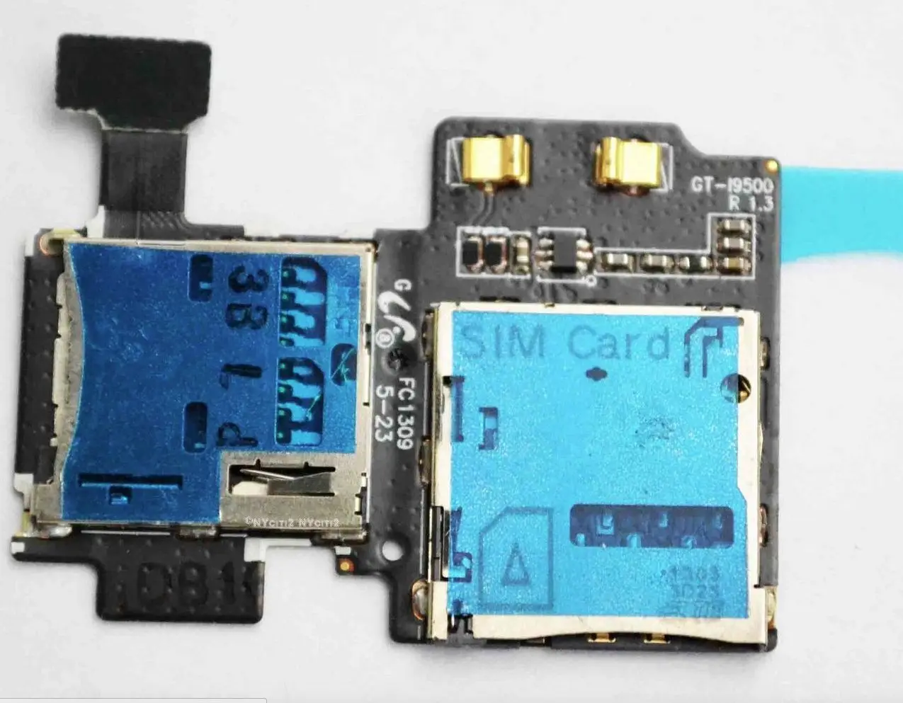 Для Samsung Galaxy S4 i9500 Слот для sim-карты и устройство чтения карт памяти MicroSD 10 шт./лот |