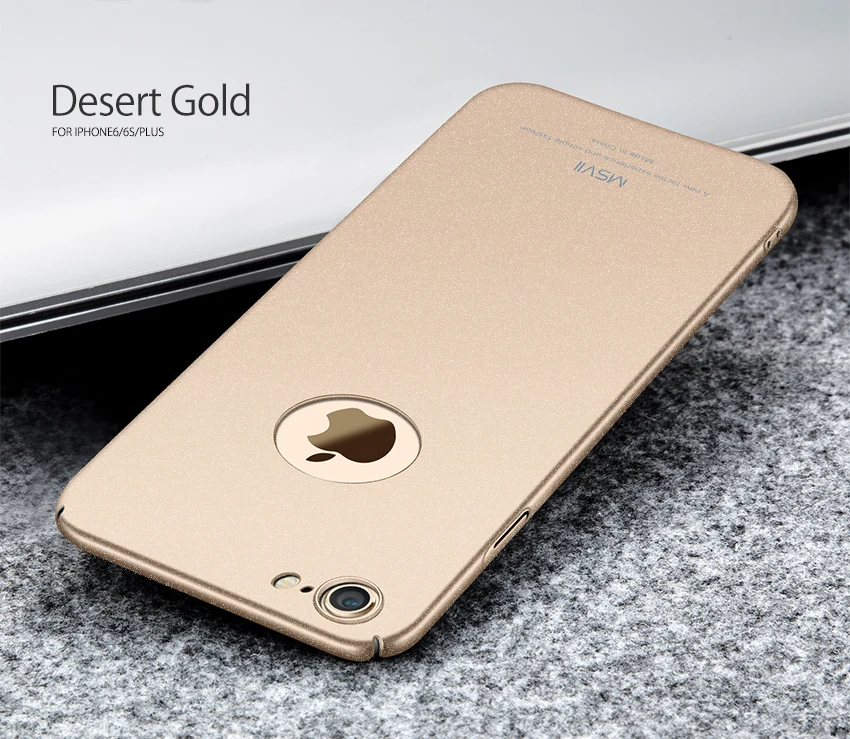 Чехол для iPhone 6 6S чехол для Apple iPhone 6 S 6S Plus чехол Msvii роскошный тонкий 360 полная защита PC матовый жесткая задняя крышка