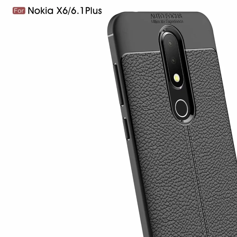 Для Nokia 8 Sirocco 1 2 3 5 6 7 9 Pureview чехол Роскошный мягкий TPU кожаный для Plus X5 X6 X7 |