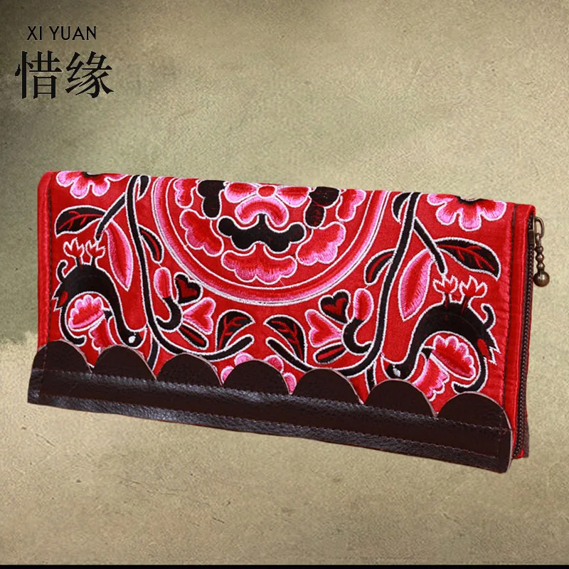 Кошелек XIYUAN Женский из 100% натуральной коровьей кожи на молнии|womens zipper wallet|long