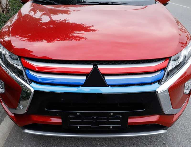 Стайлинг автомобиля 5 шт. ABS пластик Автомобильная Передняя Центральная решетка