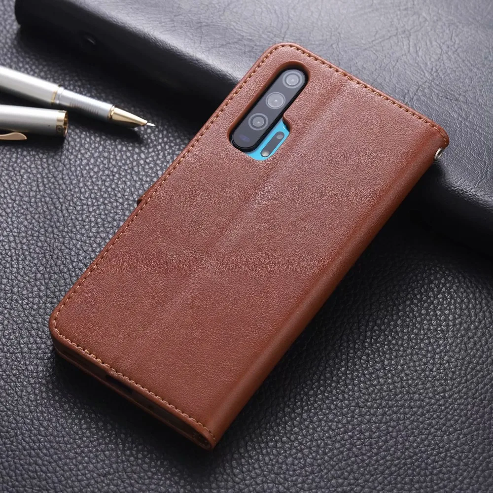 Роскошный чехол AZNS из искусственной кожи для huawei Honor 20 Pro V20 V10 Note 10 Honor 10 9 8x 8c 8a 7x 7c 6x Магнитный Флип-бумажник чехол