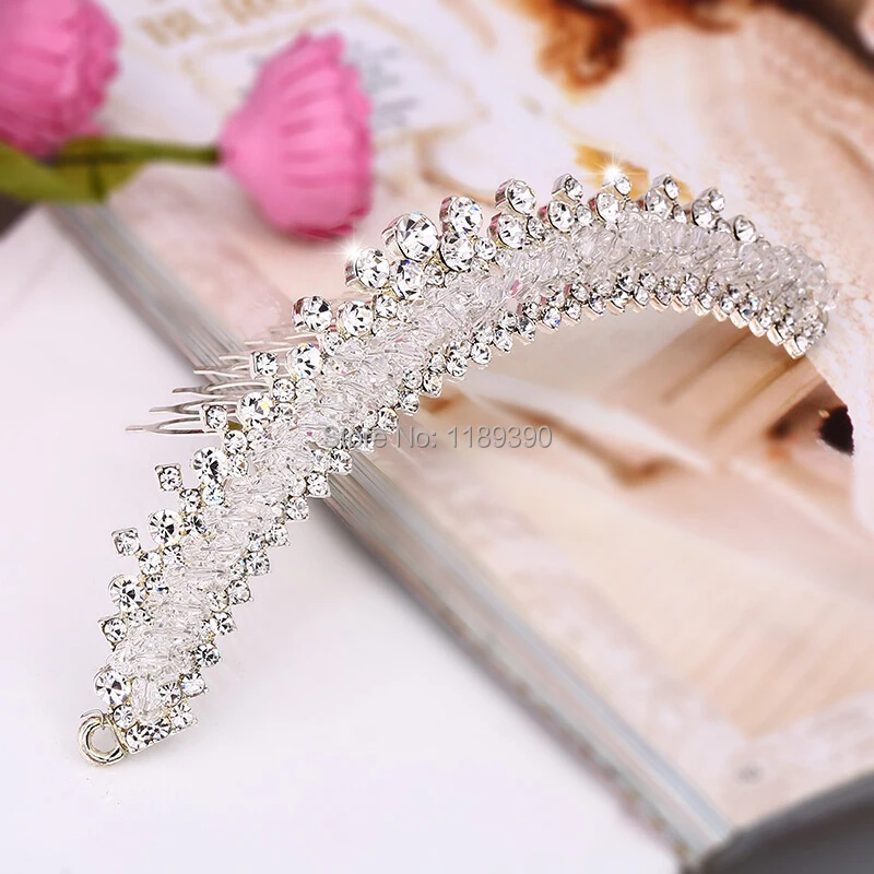 Женская корона для конкурса красоты девушки полностью хрустальные свадебные