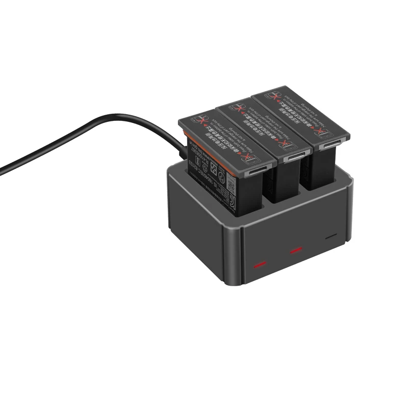 Charger Charging 3 Slots Portable Accessories for OSMO Action Camera Battery NK-Shopping | Электроника